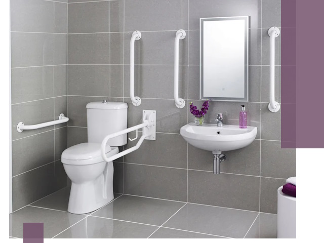 Поручни для санузлов в Лысьве: установка, ремонт и монтаж